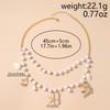 Fashion Summer Beach Shell Starfish Pendant Necklace for Women Girls Pearl Choker Necklaces Party Holiday Jewelry Gifts