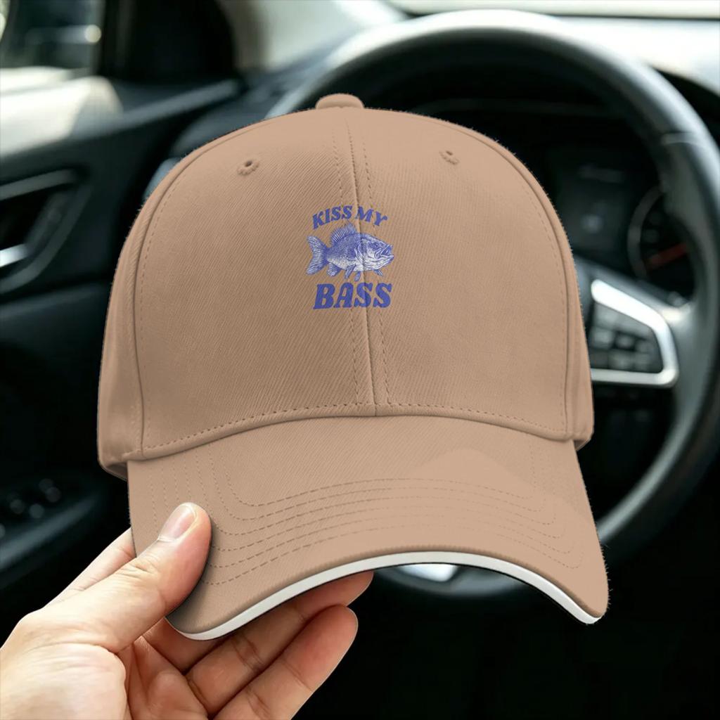 Bass Fishing Baseball Cap Outdoor Sport SunProof Trucker Hat Unisex Women Stylish Design Baseball Caps