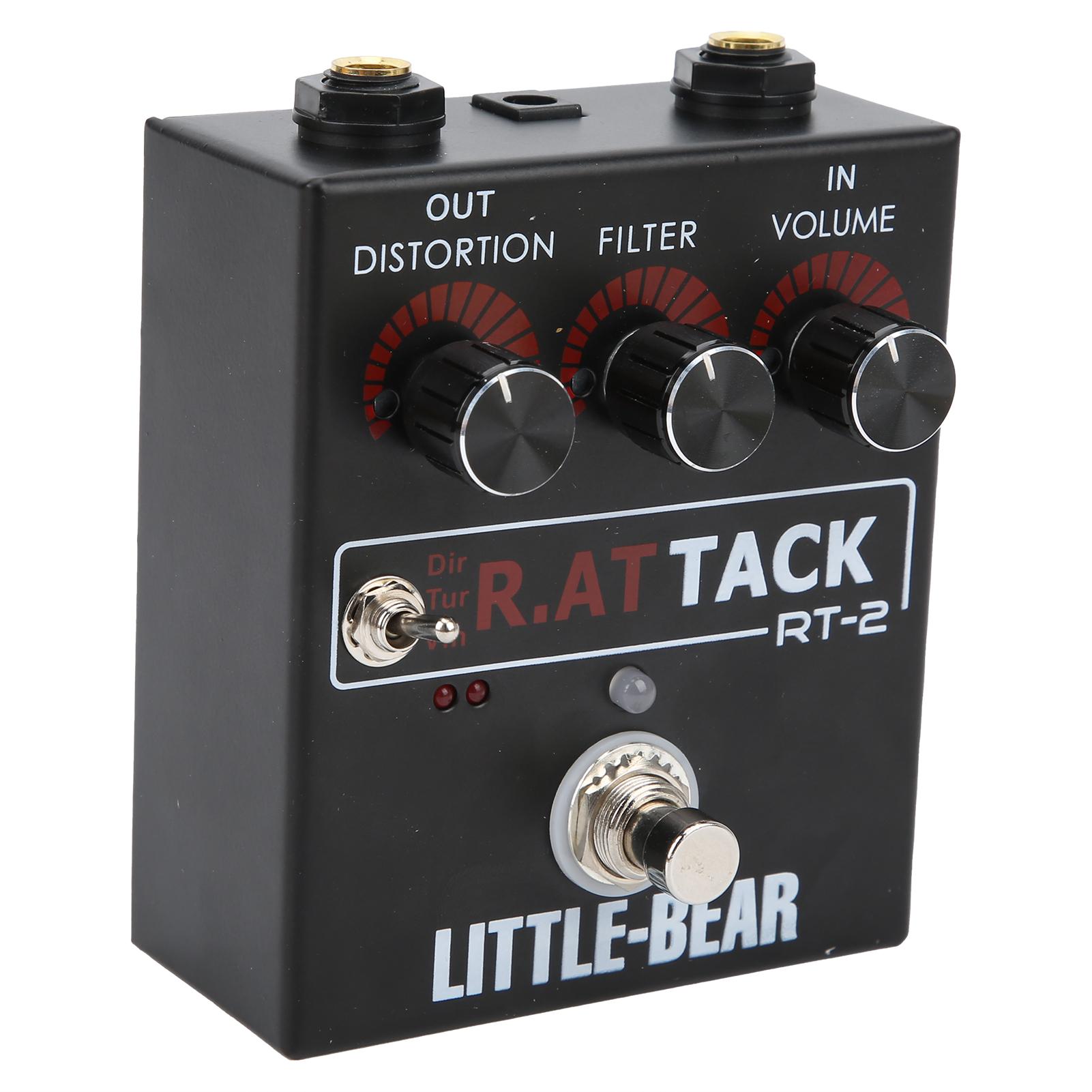 

Guitar Distortion Effector Electric 3‑Level for RAT Tone Single Effect Accessories LM308N