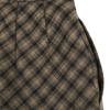 FOXEY Made In Japan Wool Check Pattern Mini Skirt 40 Brown Women Used