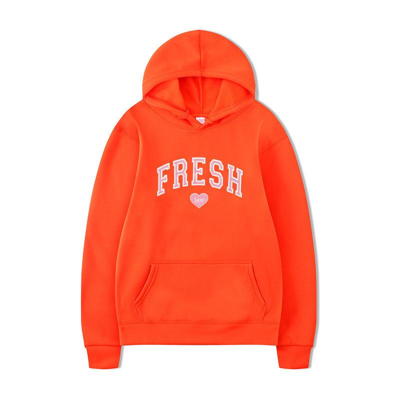 Sweater Hooded Casual Fashion Versatile Long Sleeve Trend Autumn Sports Fleece Pullover
