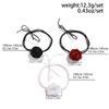 Long Lace-up Rope Chain with Big Flower Choker Necklace for Women Elegant 3 Pcs Separable Collar On Neck 2026 Fashion Jewelry