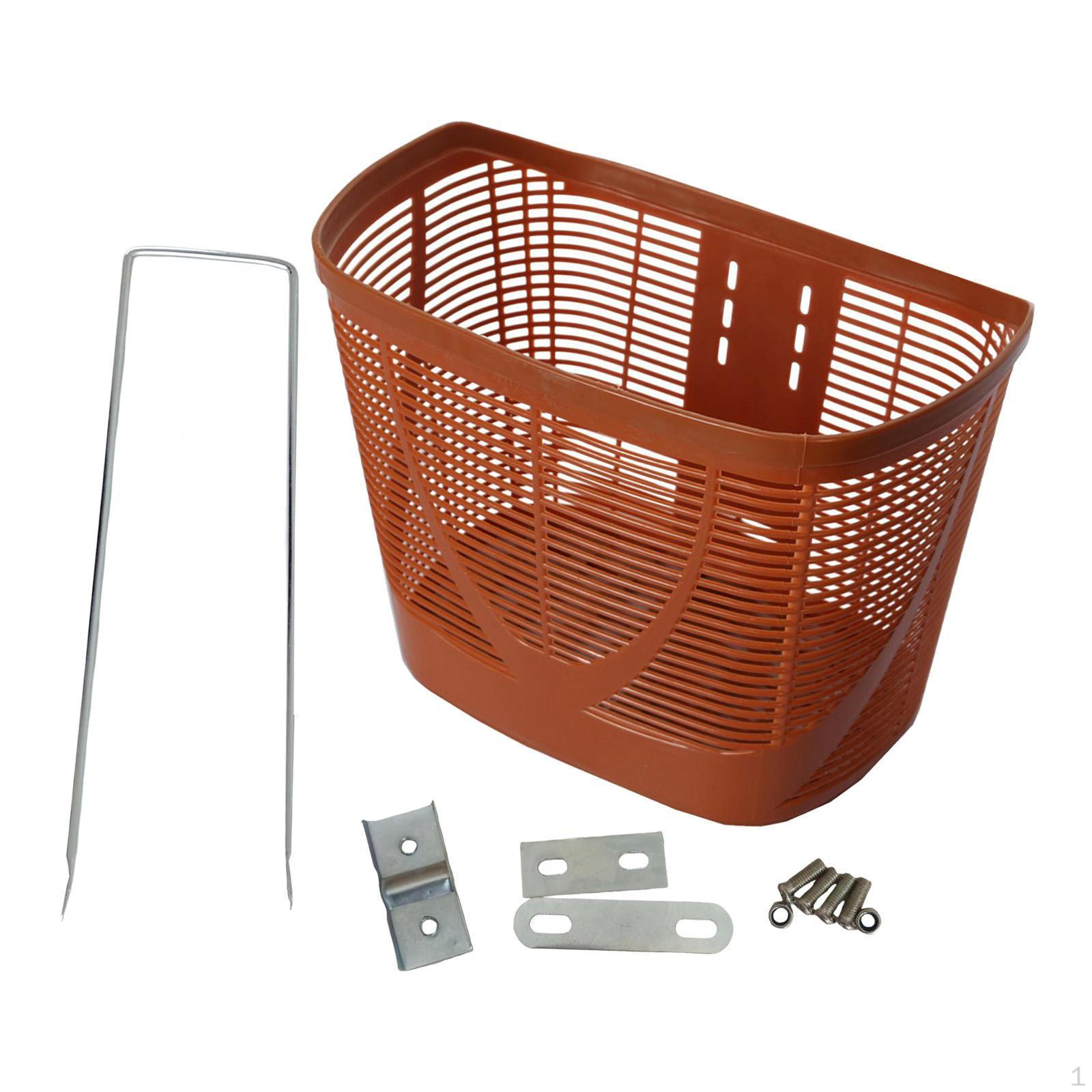 Front Bike Basket Storage Container for Shopping Carrying Trip Travel