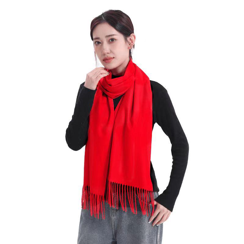 Chinese Red Scarf Logo Printing & Embroidery for Events: Reunions, Corporate Meetings, Birthdays, and Weddings