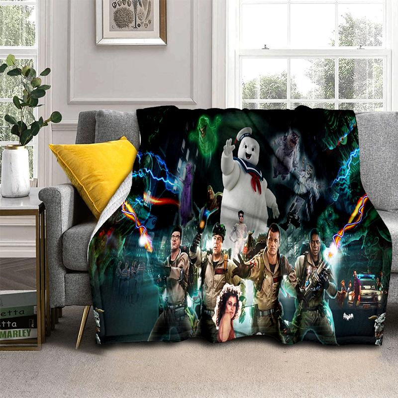 27 Style New G-Ghostbusters Horror Movie Cartoon Blanket,Soft Throw Blanket for Home Bedroom Bed Sofa Travel Picnic Cover Kids