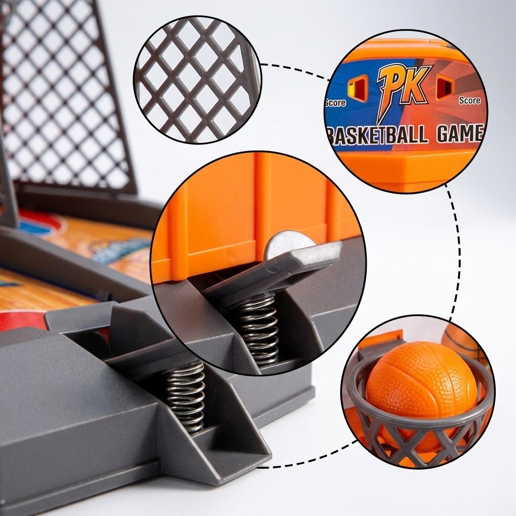 Tabletop Basketball Game for Kids, Two Player Mini Desktop Toy