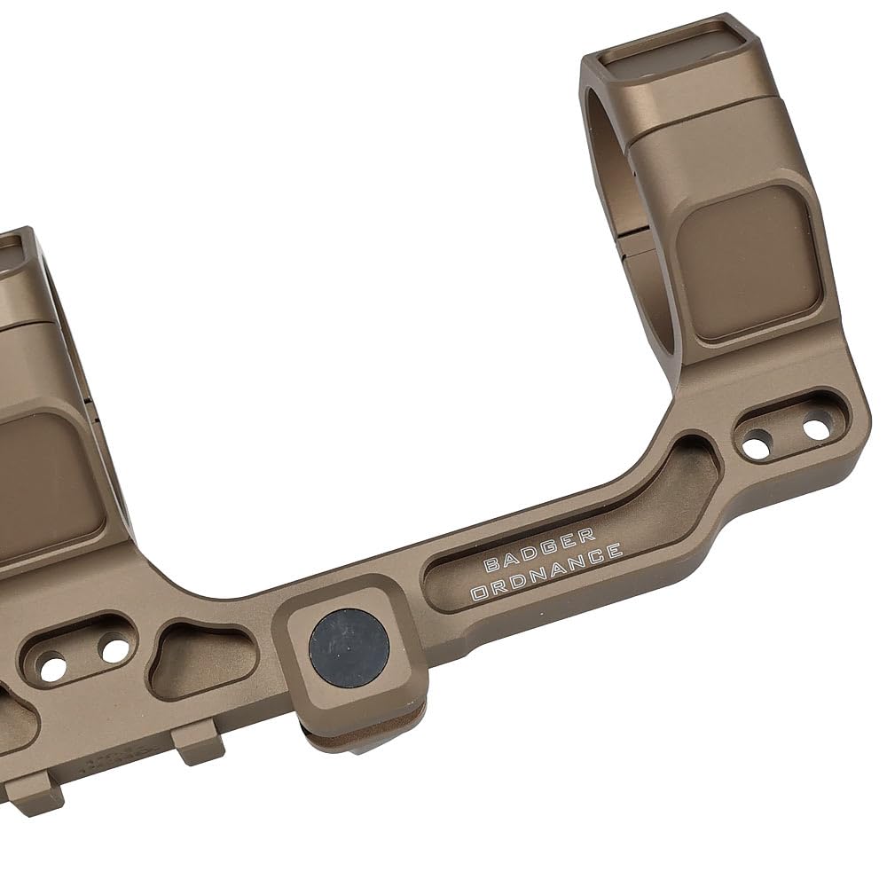 Evolution Gear 34mm Scope Compatible Badger Ordnance Condition One 1.7" Scope Mount & RMR Offset Mount Replica Set (DE Dark Earth)