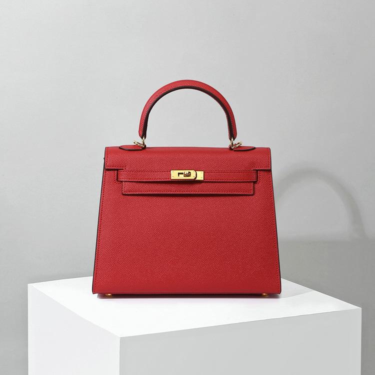 Euli Handheld Seilkette der zweiten Generation Fünf-Gold Einblatt-Schnalle im Mini-Stil zum Überkreuztragen Damen-Taschenverschluss-Schnallendesign