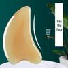 Gua Sha Heart-Shaped Facial Massage Tool - Imitation Ox Horn for Face, Eye, Meridian Scraping, and Lifting