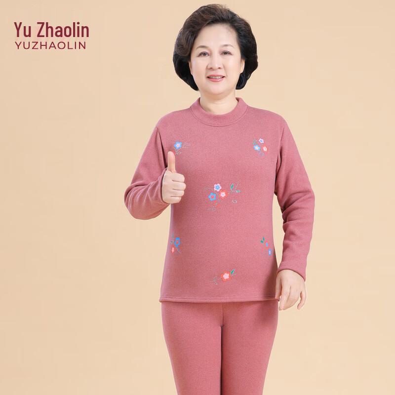 

YUZHAOLIN Women s Plus Size Plush Thermal Underwear Set 3XL