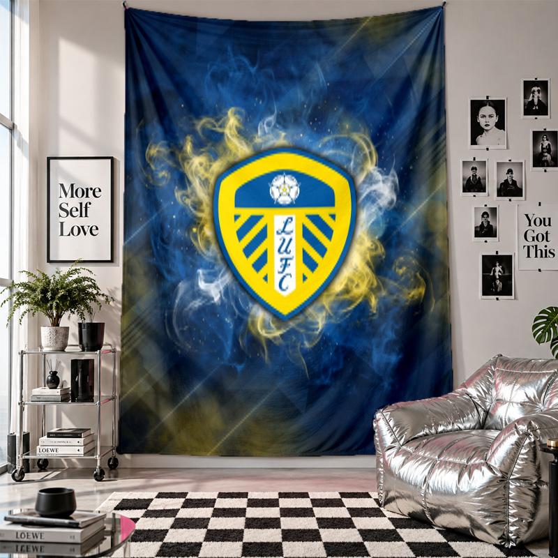Leeds United Wall Tapestry Home Decor Wall Hanging Cloth for Bedroom Living Room Background
