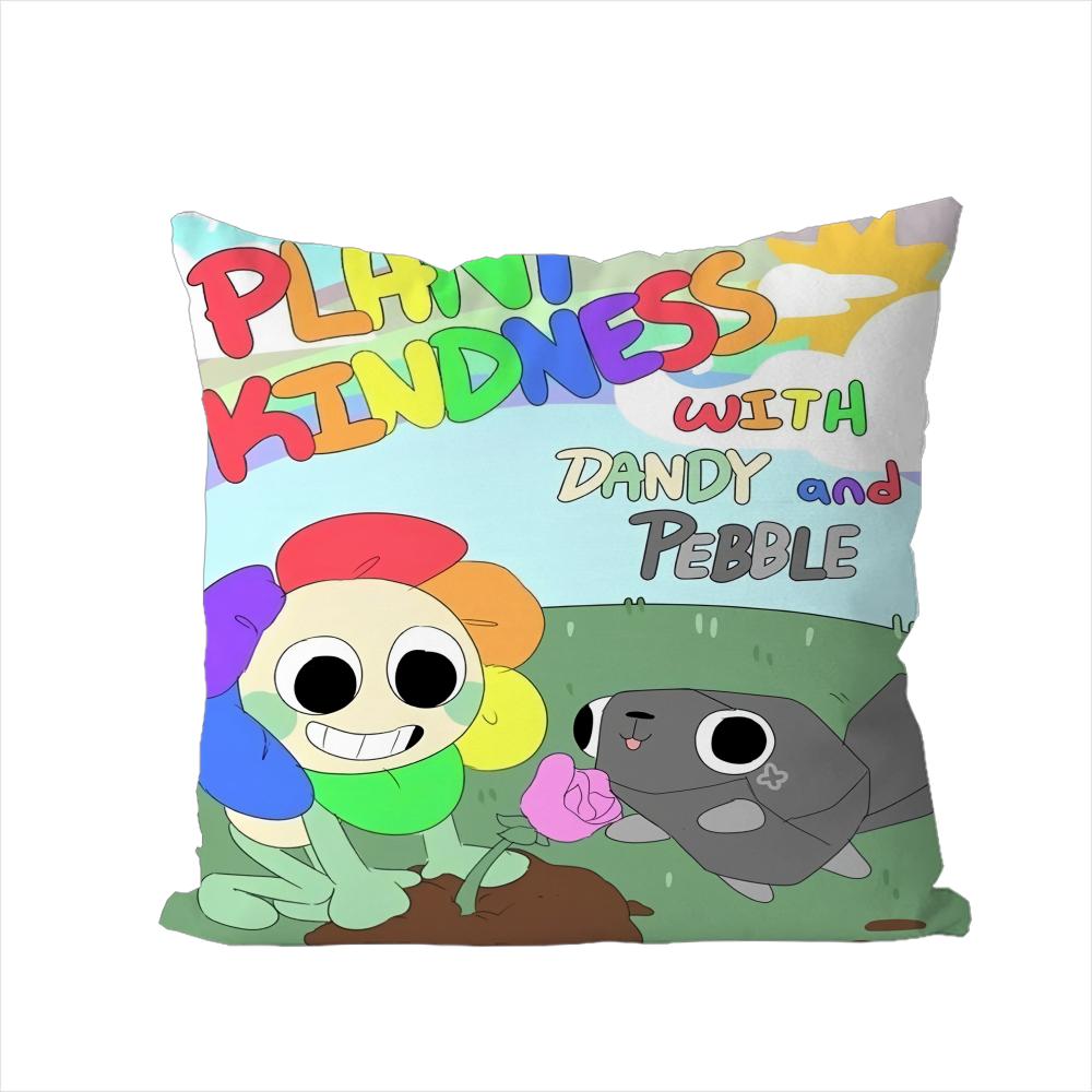 D-Dandys World Pillow Case For Car Sofa Decorative Home Double-sided Print Plush Square Throw Pillow Cushion Cover