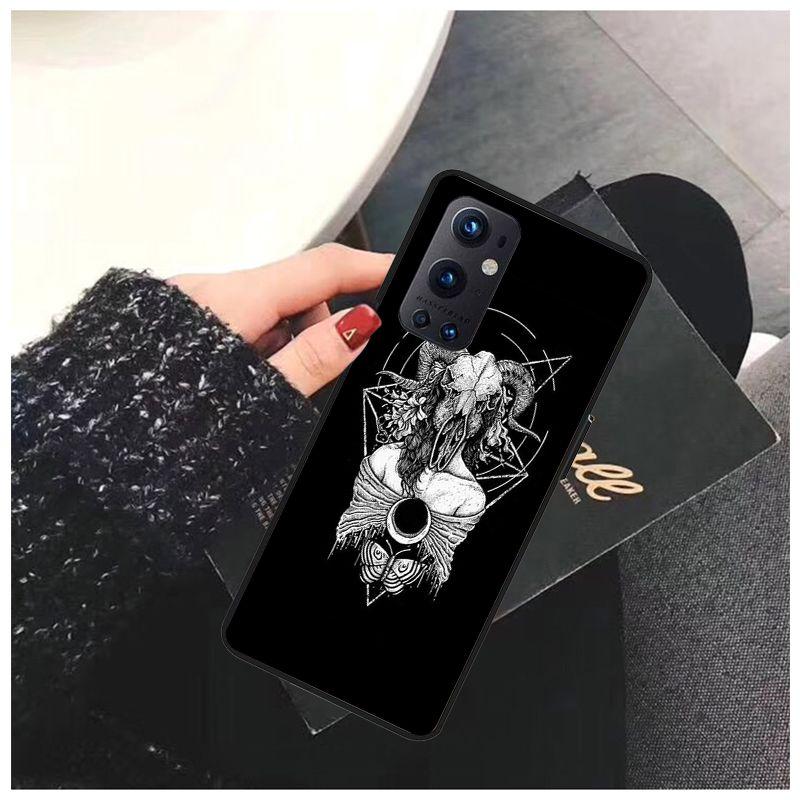 

Для OnePlus Nord N10 N100 CE 5G Funda Pentagram 666 Demonic Satanic Чехлы для One Plus 6 5T 6T 7T 8T 8PRO 9PRO Чехол для телефона Coque Oneplus Nord CE 5G
