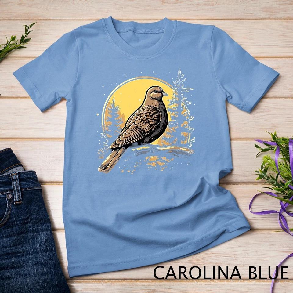Retro Style Mourning Dove T-Shirt Unisex T-shirt 3 XL