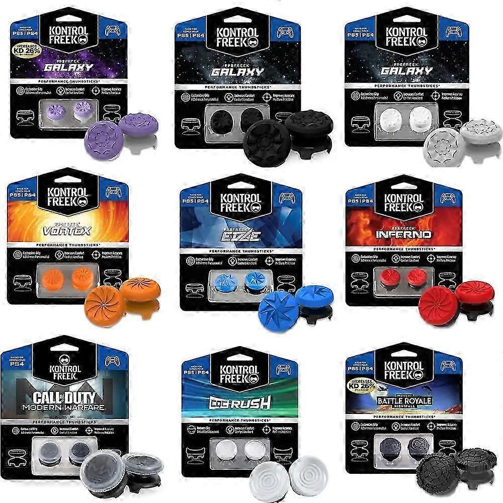 Impugnature per pollice Performance Freek Galaxy High-Rise Mid-Rise Controller Joystick Analogico per Playstation 4 (PS4) PlayStation 5