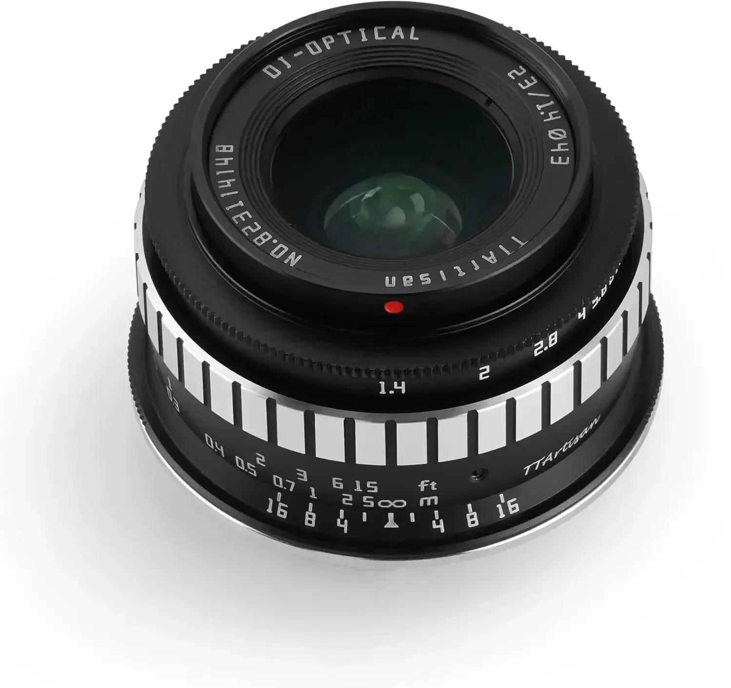 

TTArtisan 23mm F1.4 APS-C MF Lenses For Fuji X XT-100 Nikon Z Z50 ZFC Sony E A6600 Olympus E-M5 M43 Mount Fast Documentary Sony E-mount（APS-C）