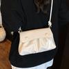 Japanese classic pleated bag women's 2025 summer new messenger bag casual shoulder bag commuter versatile messenger bag