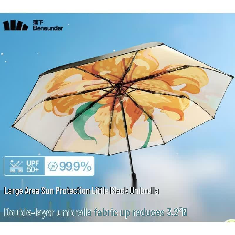 

Beneunder Rhododendron Whisper Double-Layer UV Protection Umbrella