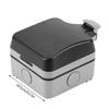 Waterproof Switches Socket Box Single Outlet Cover Outdoor Electrical Outlet Box