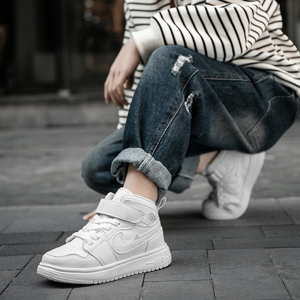 Scarpe da Bambino, Sneakers Alte da Ragazzo, Scarpe da Corsa Leggere Impermeabili, Sneakers Eleganti Versatili da Ragazzo