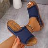 2025 Summer New Arrival Women's Sandals Strappy Flat Sandals Women's Open-Toe Sandals Women's Wedge Sandals