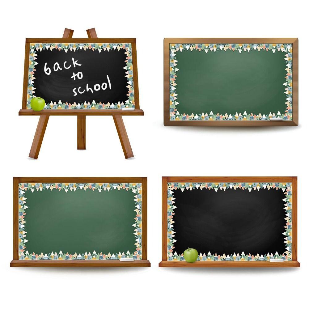 Flower Poster Border Stickers  for Classroom Bulletin Board Home Party