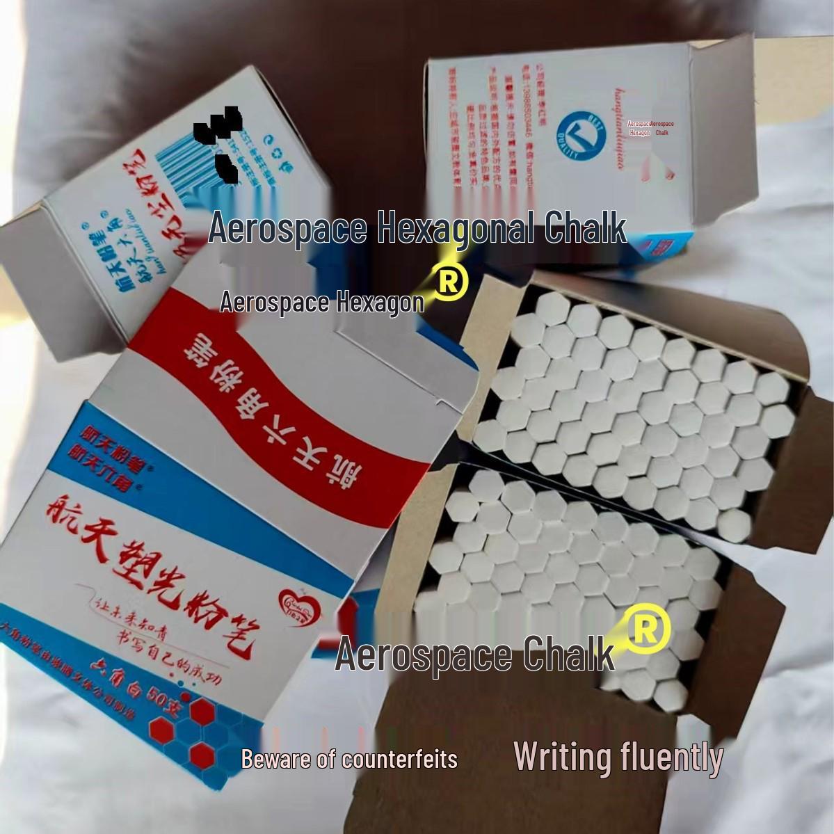 

Hexagonal Whiteboard Chalk 48 and 50 pieces per box