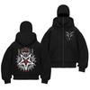 Men Zip-Up Hoodie Zipper Balaclava BLASTER / Jaket Boxy BLASTER Hitam Anak Dan Dewasa Terbaru Dan Terlaris