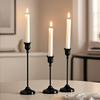 3 Teile/satz Chinesischen Stil Metall Kerzenhalter Einfache Goldene Hochzeit Dekoration Bar Party Wohnzimmer Decor Home Decor Kerzenhalter