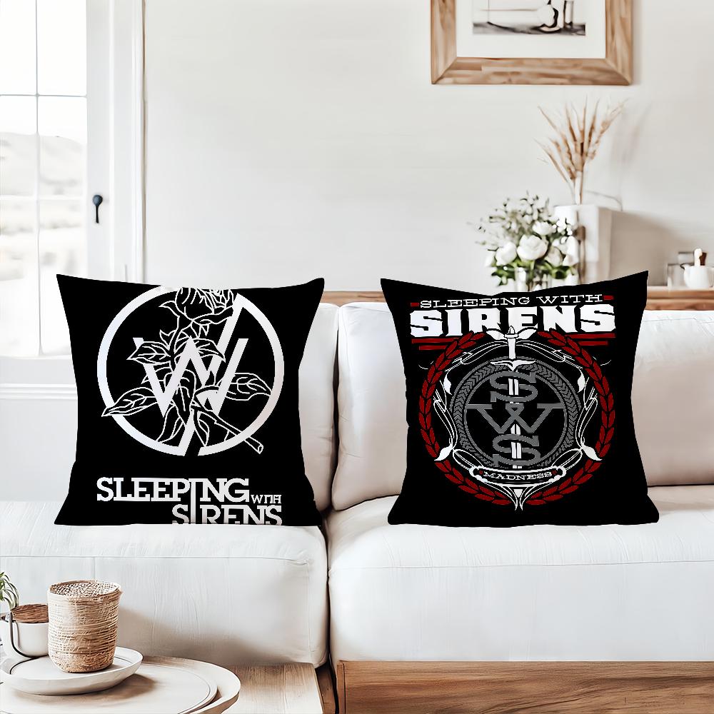 Music Group S-Sleeping W-With S-Sirens Pillow Case Suitable For Bedrooms Living Rooms Cars Home Decoration