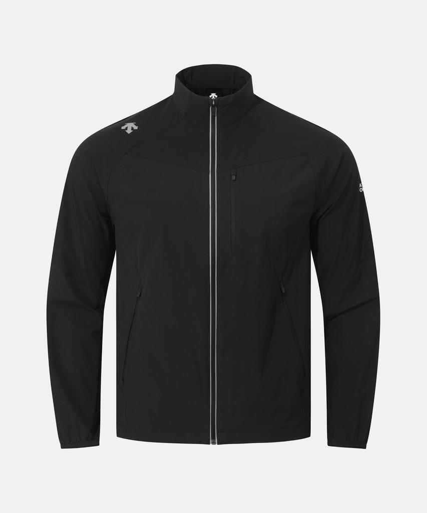 Descente Running Stretch Woven Zip-Up Jacket Black Sr221Rwt41
