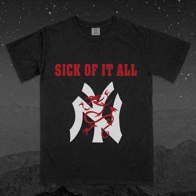 Sick of It All Logo T-Shirt, Hardcore Band Merch, 90er Jahre NYC Band Tee