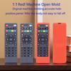 Silicone Cover for DOMYBOX DB52C7 Remote, Textured Grip Sleeve with Wrist Lanyard and Button Window for Home Use