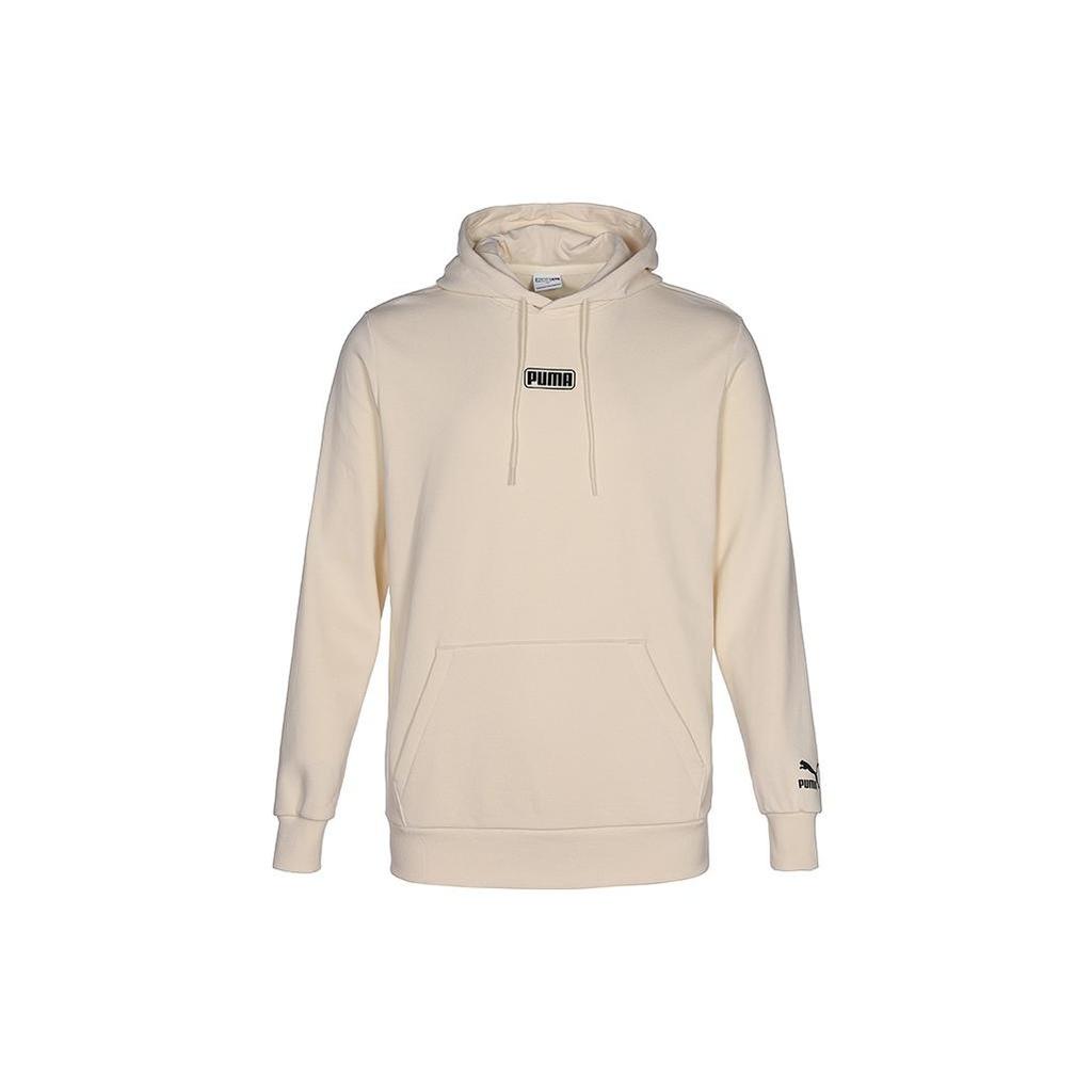 PUMA Sweatshirts Unisex Ecru Hooded Moderate Regular 536770-88