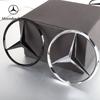 2025 Hot For Benz 1PCS 70mm Car Engine Badge Hood Stickers 3D Metal Emblem Decoration Decal for Mercedes Benz AMG A B C S Class