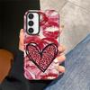 Phone Case for Samsung Galaxy S25 S20 FE S25Ultra A26 S23 A56 A36 S23Ultra S24 Ultra A16 Soft Cover Capa Fashionable Sexy Red