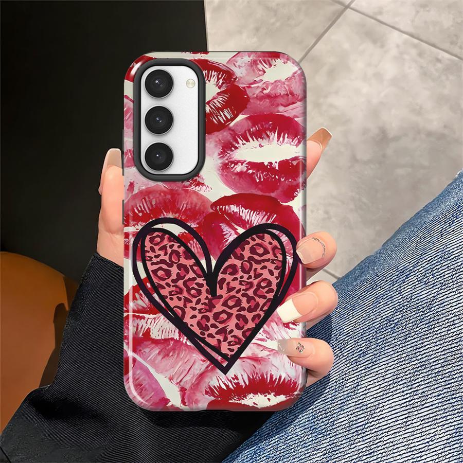 Phone Case for Samsung Galaxy S25 S20 FE S25Ultra A26 S23 A56 A36 S23Ultra S24 Ultra A16 Soft Cover Capa Fashionable Sexy Red