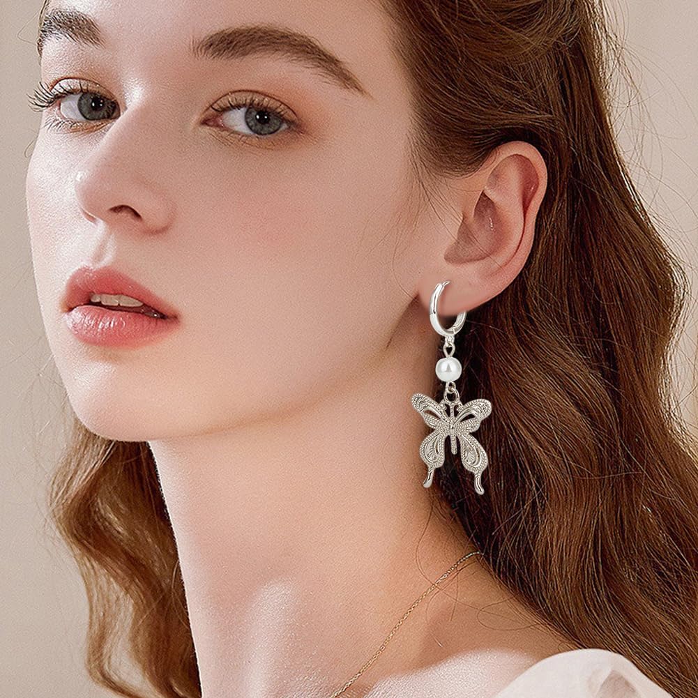 Beebeecraft 20 Stück Creolen Huggie Ohrhaken Messing versilbert 925 Sterling Silber Französische Runde Hebelverschluss Ohrring-Komponenten mit offenen Biegeringen für Schmuck