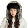 Winter Versatile Imitation Mink Hair Cold Proof Lei Feng Hat Japanese Retro Hat Casual Warm Hat Big Head Surround Head Hat