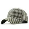 Hat Men's and Women's Striped Plaid Baseball Cap Spring Summer Autumn Outdoor Sunscreen Sun Hat Casual Trend Cap