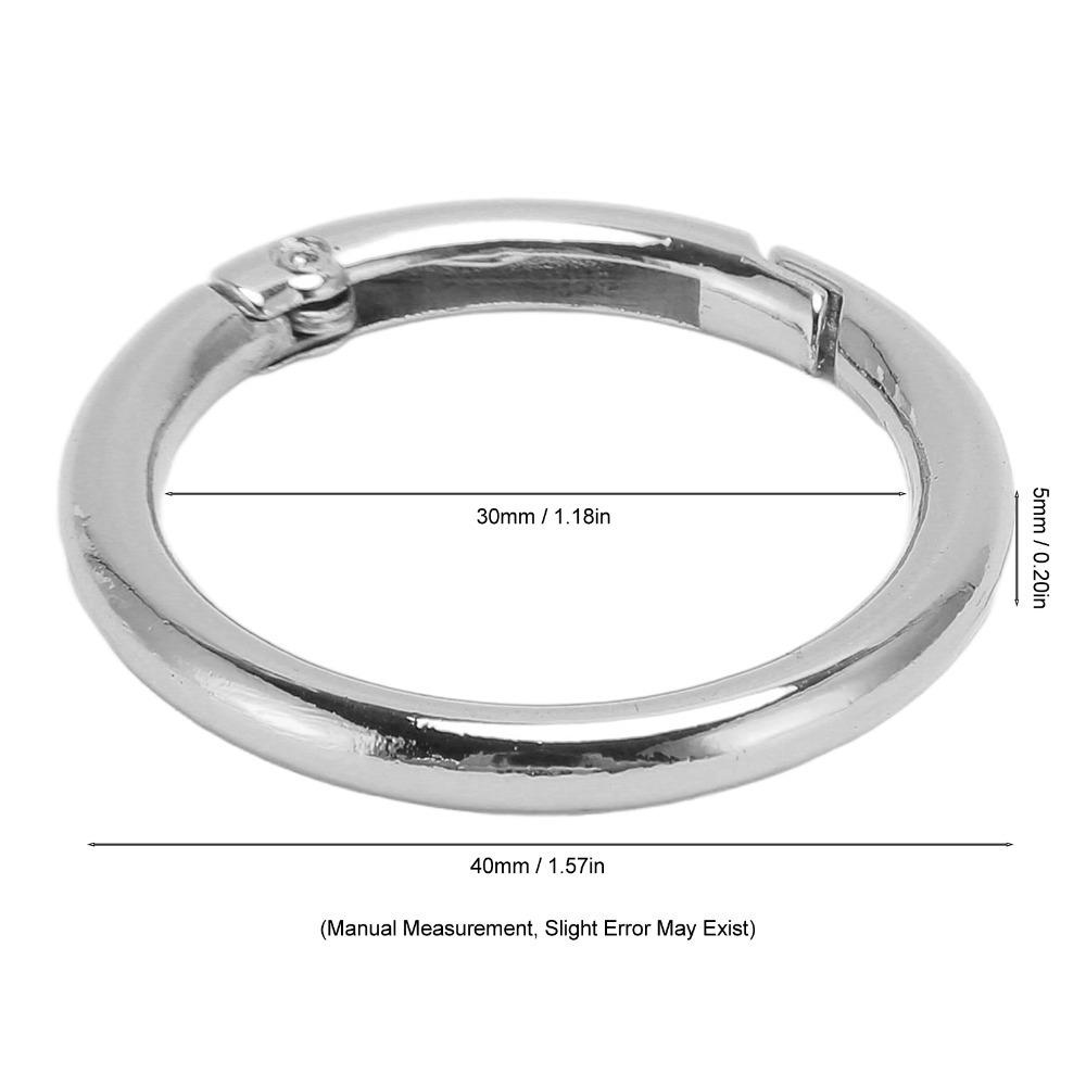 20pcs Gold Spring Buckles Silver Spring Clasps Jewelry Tools Snap Hooks  Shoulder Bag