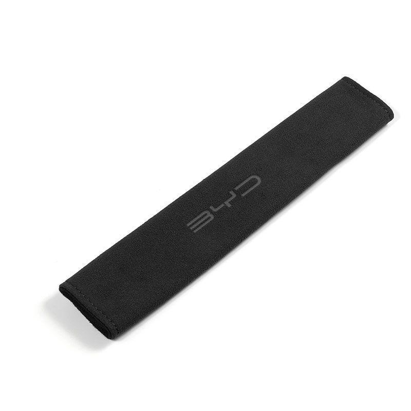 New BYD Suede Seat Belt Shoulder Pad: Anti-Chafing, Wear and Dirt-Resistant, All-Season, Light Luxury, Simple, Practical