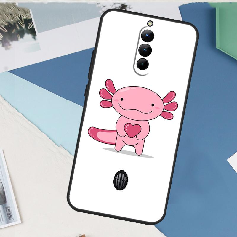 Cute Animal Axolotl Case For ZTE Nubia Red Magic 10S 11 10 9 8 8S 9S Pro Plus 6 7 6S 7S Pro 5G 6R 10 Air Cover