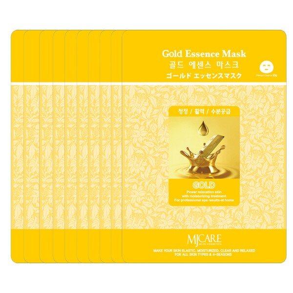 [100 sheets] Gold Essence Mask Moisture Mask Sheet Pack (6514370A)