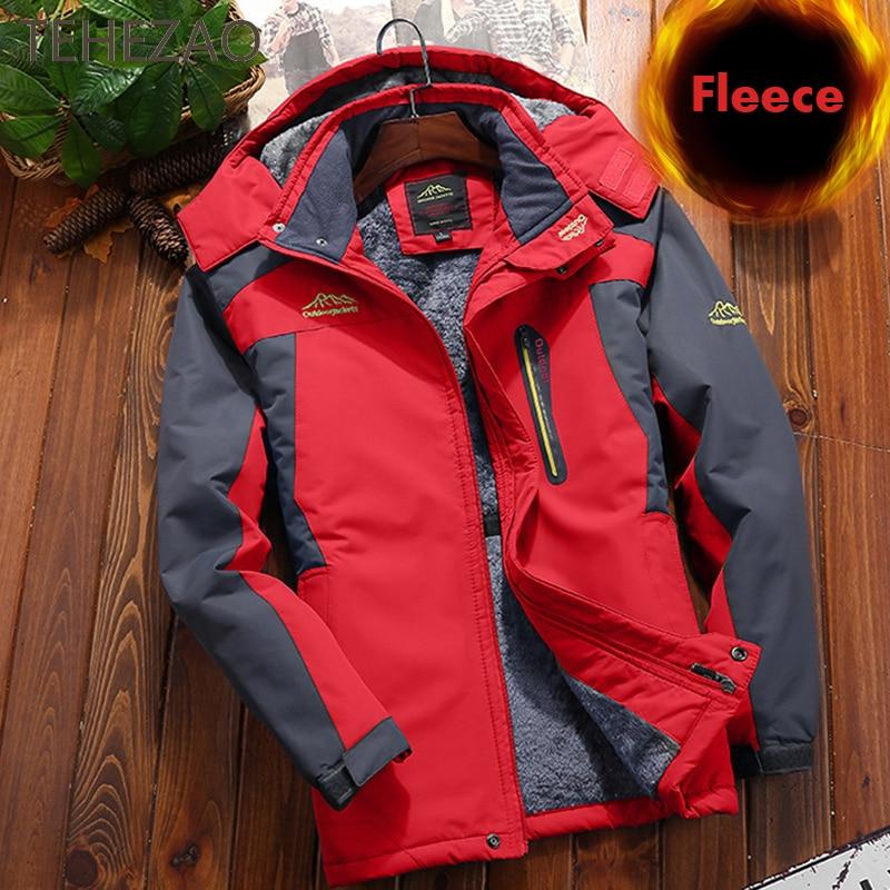 Buy Plus Cotton Thicker Plus Size Men Winter Warm Fleece Waterproof and