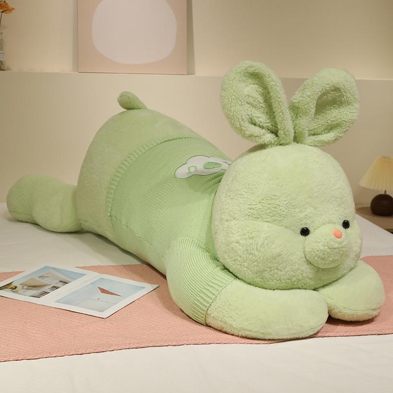 Riesengröße Weiches Langes Kissen Hase Plüschtiere Stofftiere Bunter Hase Beliebte Geburtstagsgeschenke Mädchen Kindergeschenk 90CM