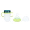 Baby Cereal Bottle Silicone Unisex Baby Squeeze Cereal Feeding Flow Bottle with Food Dispensing Spoon for Infant