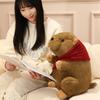 Groundhog Stuffed Plush Toys Plush Filled Animal Adorable Red Scarf Groundhog Sleeping Companion Dolls Gifts