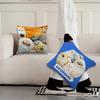 Cushion Cover Soft Comfortable Pillow Case S-Sealook For Sofa Funny Living Cartoon Room Home Office Decor Protective Covers