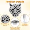 2 Pcs Bling Leopard Air Vent Clips Rhinestone Car Vent Clips Cheetah Print Car Accessories Diamond Bling Accessories for Women(Silver)